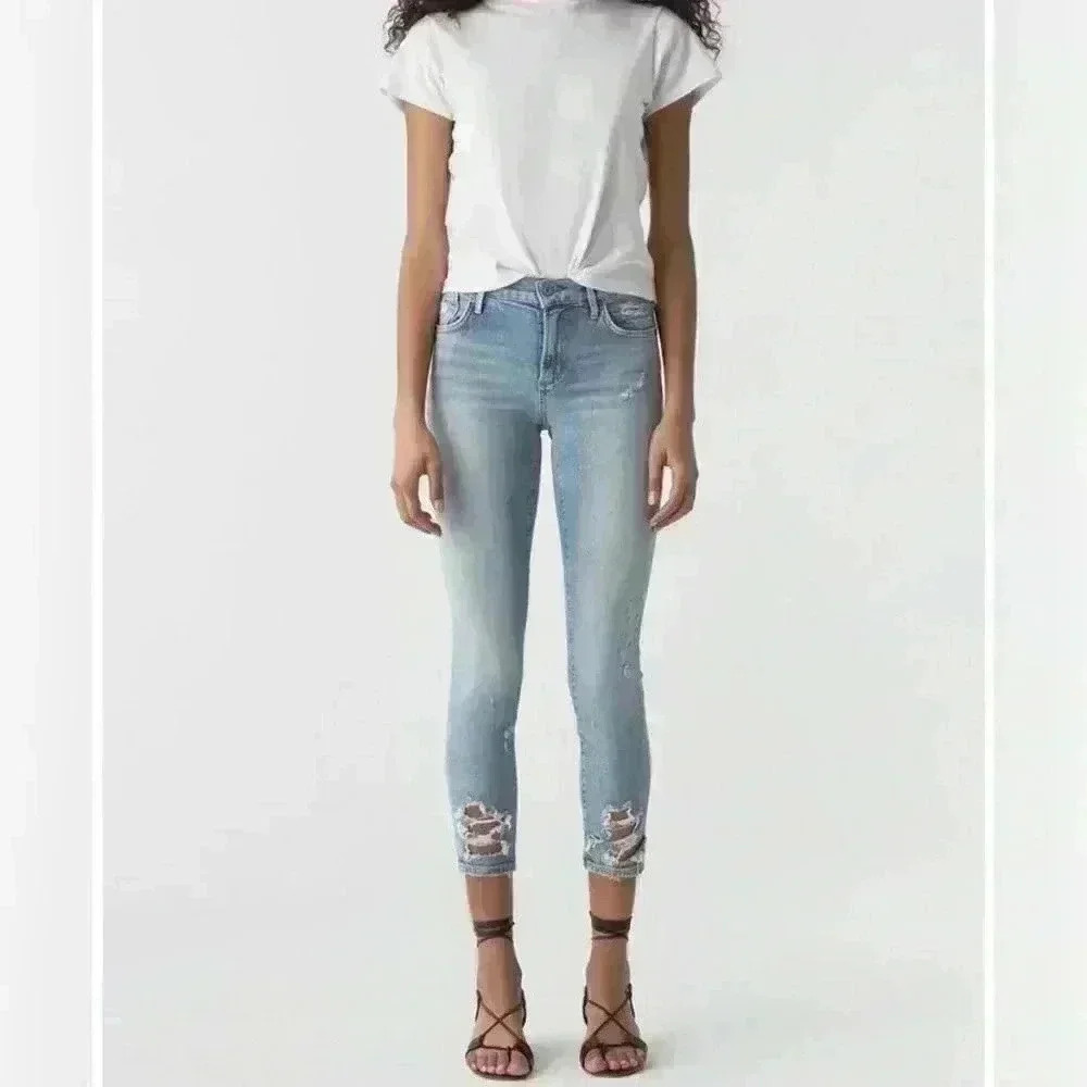 Aritzia Agolde Sophie Crop Size 29
